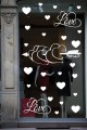 Happy Valentine's Day Sevgililer Günü Sticker Kalp, Love, I Love You Cam, Duvar Sticker Etiket Seti