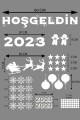 Hoşgeldin 2023 Yılbaşı Happy New Year Sticker Çıkartma Süsü Yeni Yıl Parti Cam Noel Ağacı Kar Tanesi