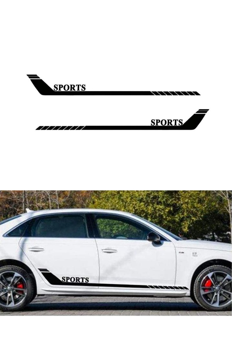 Oto Yan Sport Marşpiyel Oto Sticker 160*23 Cm