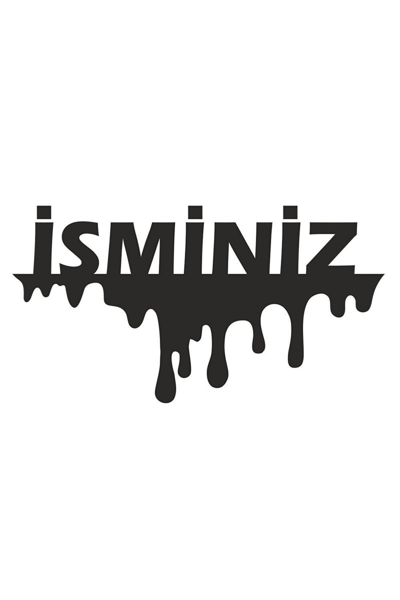 İsim Yazı Sticker 15*8 Cm