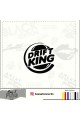 Drift King İçin Uyumlu Aksesuar Oto Cam Sticker Siyah 20 Cm