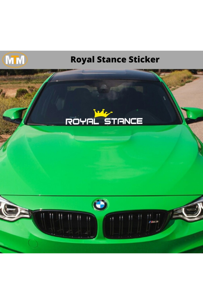 Royal Stance Oto Sticker