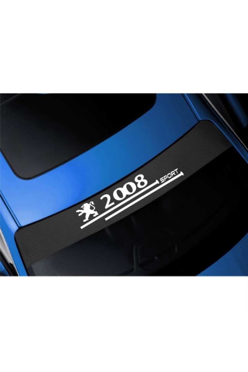 Peugeot 2008 İçin Uyumlu Aksesuar Oto Ön Cam Oto Sticker Karbon