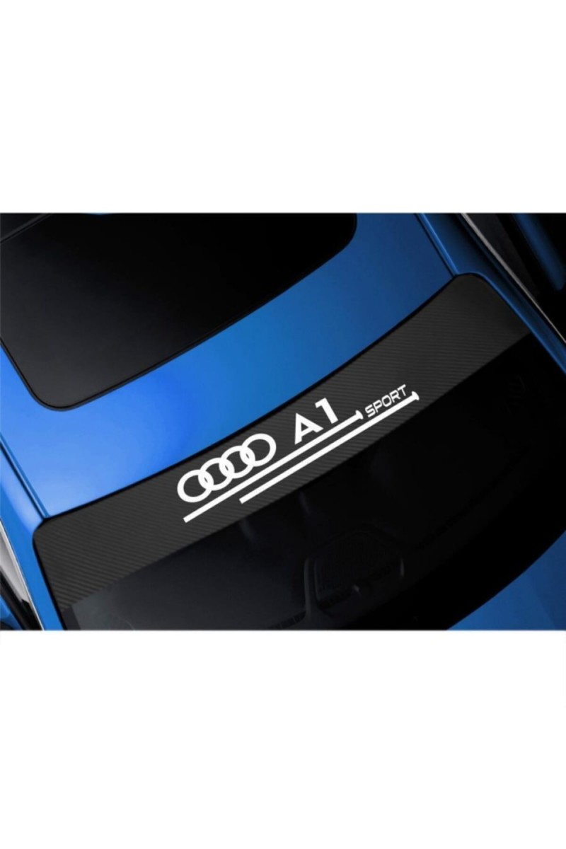 Audi A1 İçin Uyumlu Aksesuar Oto Ön Cam Oto Sticker Karbon