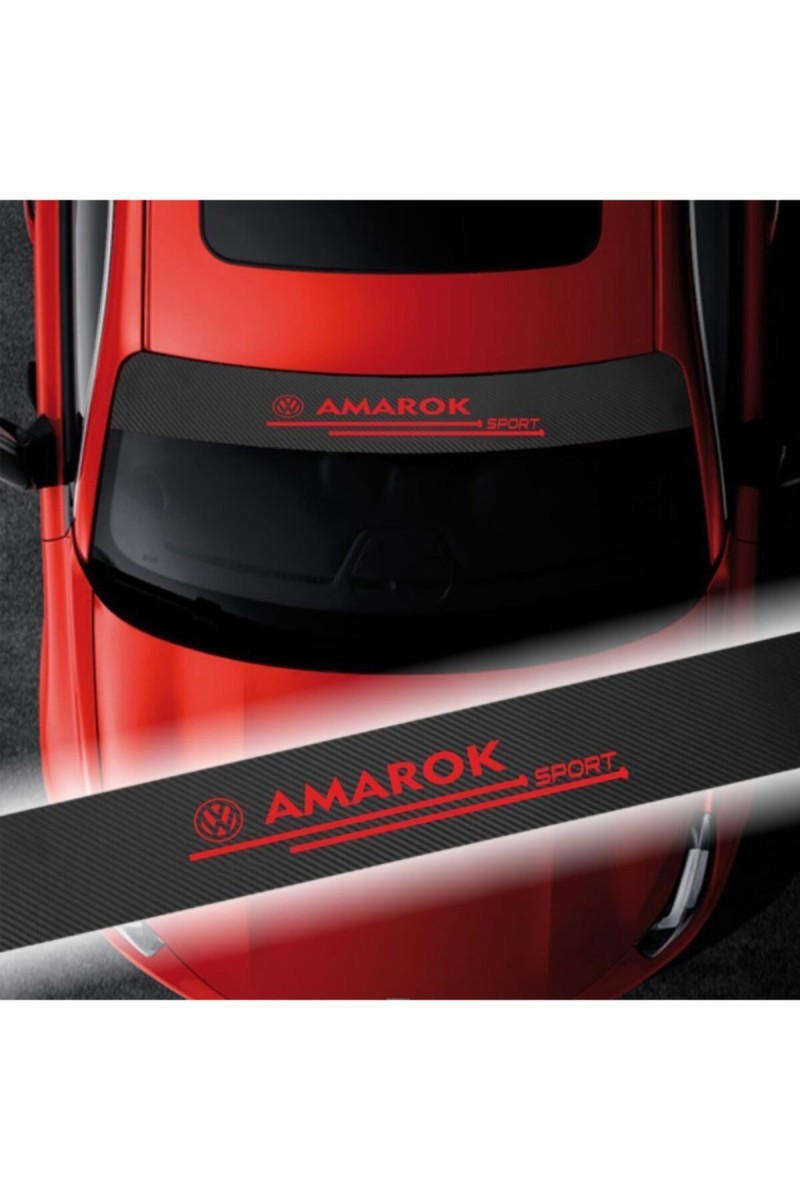 Volskwagen Amarok İçin Uyumlu Aksesuar Oto Ön Cam Oto Sticker Karbon