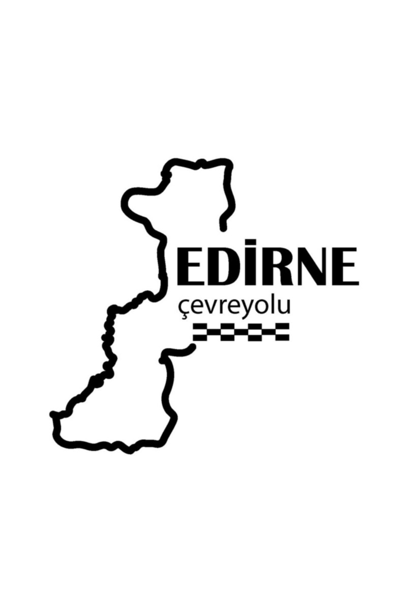 Edirne Çevreyolu Sticker 12*9 Cm