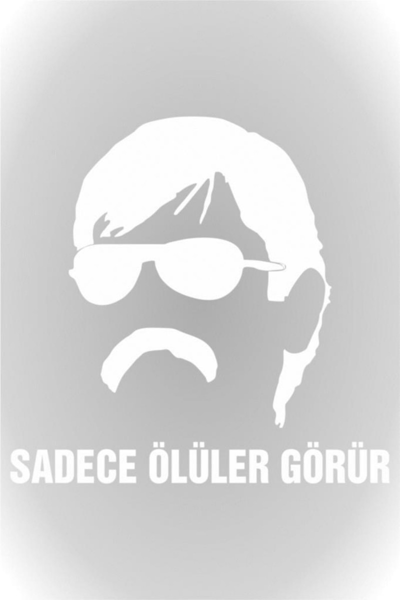 Sadece Ölüler Görür Oto Cam Sticker Beyaz 20*19 Cm