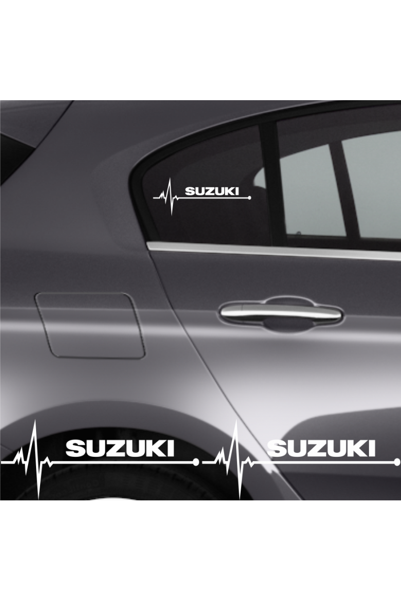 Suzuki Swift İçin Uyumlu Aksesuar Oto Ritim Sticker 2 Adet 20*9 Cm