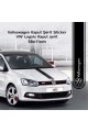 Volkswagen İçin Uyumlu Aksesuar Oto Kaput Şerit Sticker Siyah 58*11 Cm