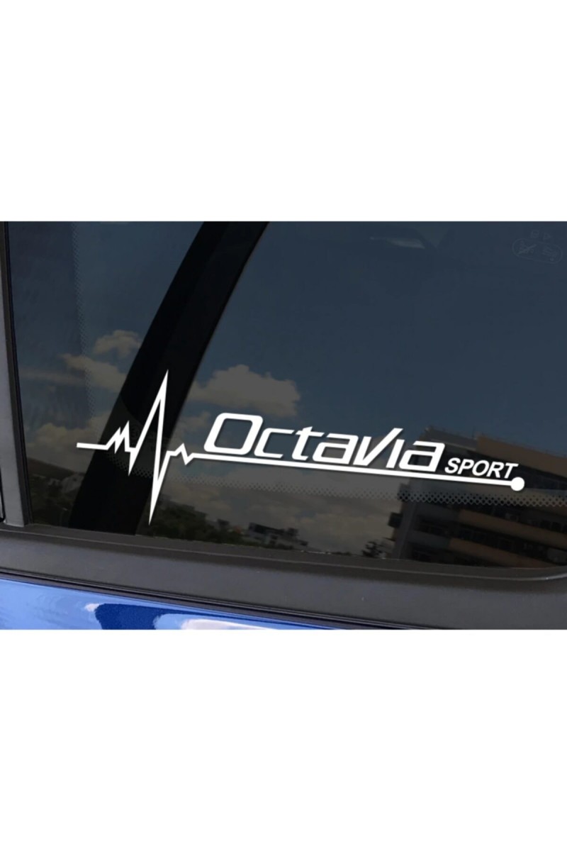 Skoda Octavia İçin Uyumlu Aksesuar Yan Cam Sticker Oto Kapı