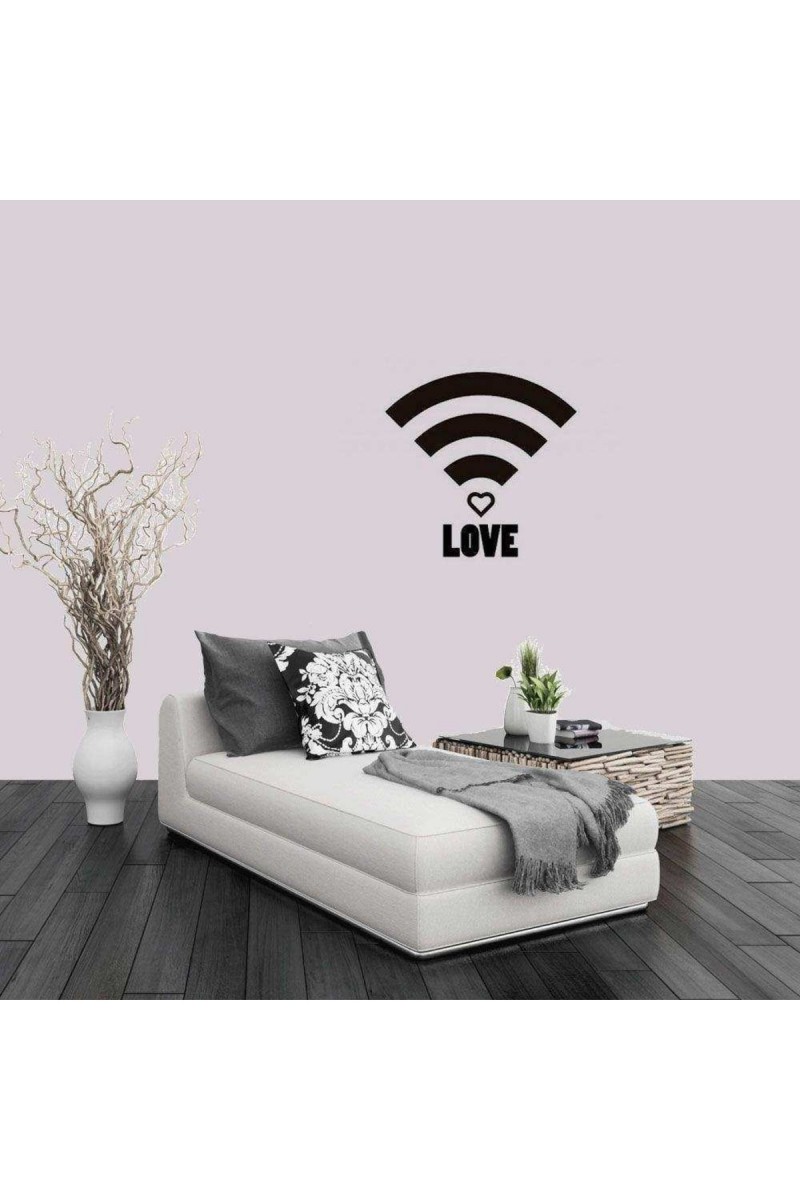 Love Wifi Full Dekoratif Duvar Sticker, Çıkartma, Etiket