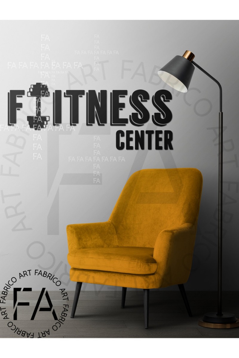 Fitness Center Motivasyon Duvar Stickerı