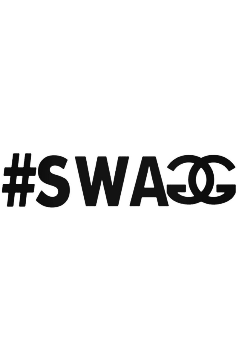 Jdm Hashtag Swagg Oto Sticker 20 Cm