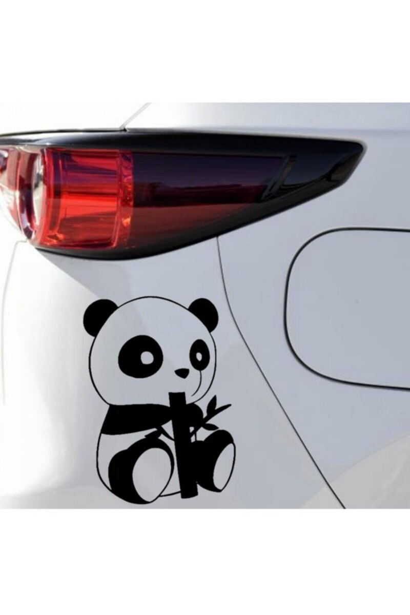 Panda Tasarım Oto Sticker Siyah 14*19 Cm