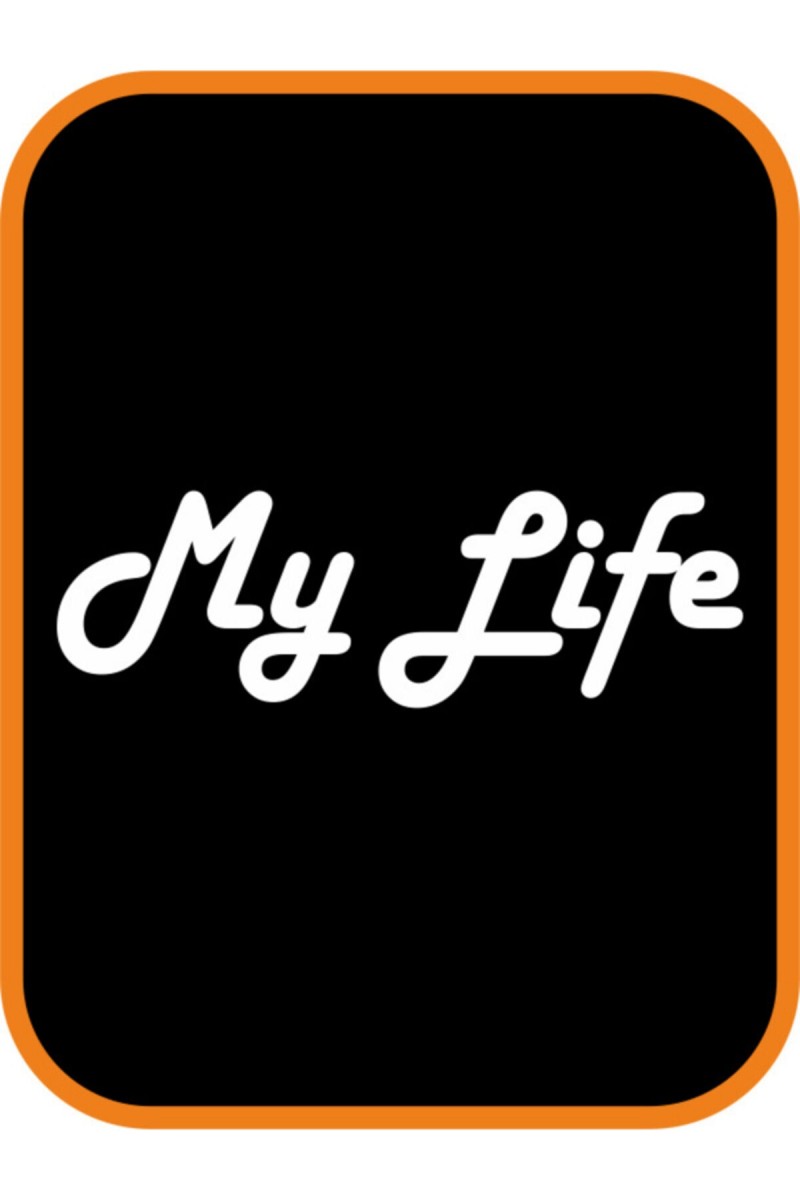 My Life - Benim Hayatım Oto Motor Sticker Beyaz 20*7 Cm