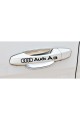 Audi A3 İçin Uyumlu Aksesuar Kapı Kolu Ve Jant Sticker Set 8 Adet 11*1.2 Cm