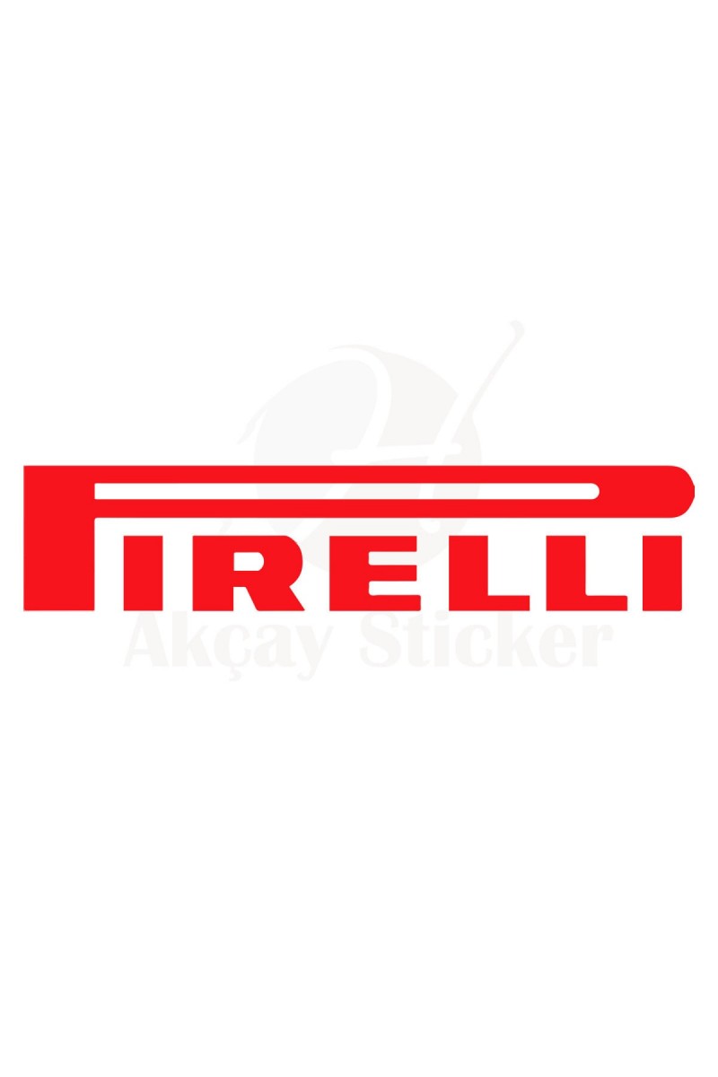 Pirelli Oto Sticker Kırmızı 2 Adet 30*4 Cm