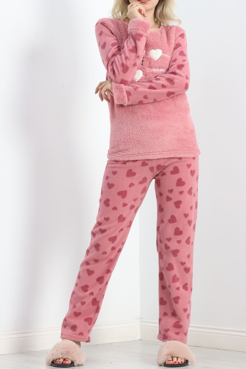 Polar Pijama Takımı Pembe