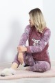 Peluş Polar Pijama Takımı Lilagri