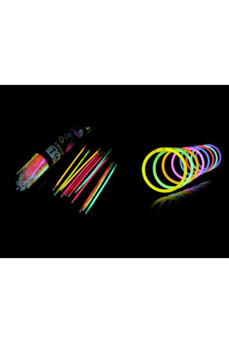 10 Adet Glow Stick Bracelet Fosforlu Kırılan Çubuk Bileklik (125125)