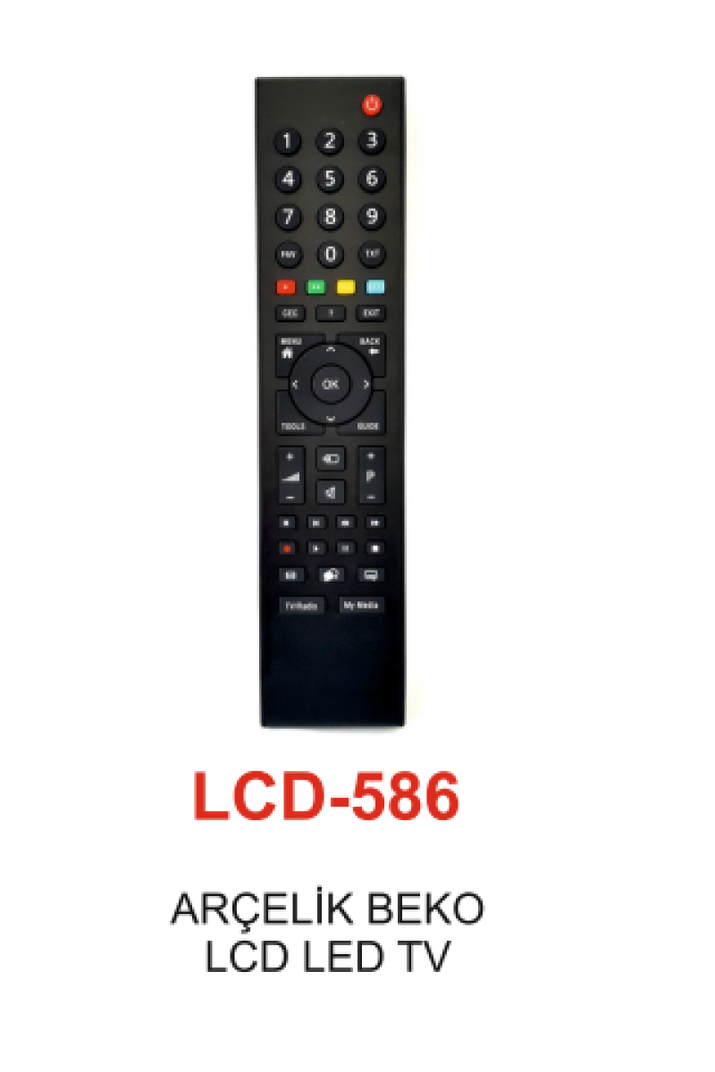 Arçelik - Beko Lcd - Led Tv Kumandası - LCD 586 (125125)