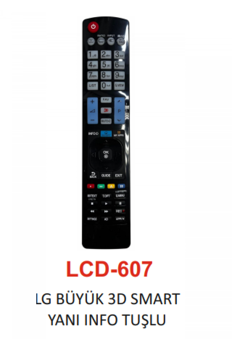 LG 3D Smart Lcd Tv Kumandası - LCD 607 (125125)