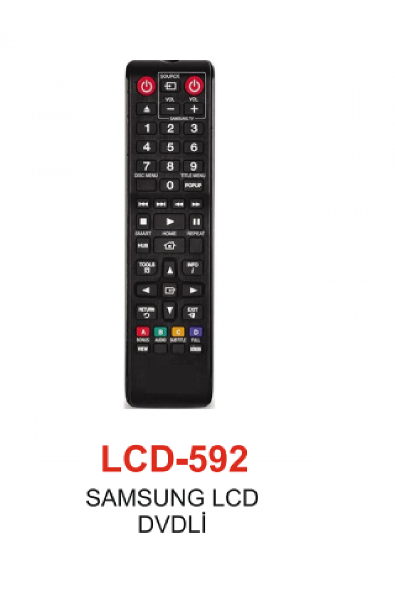 Samsung LCD DVD Tv Kumandası - LCD 592 (125125)