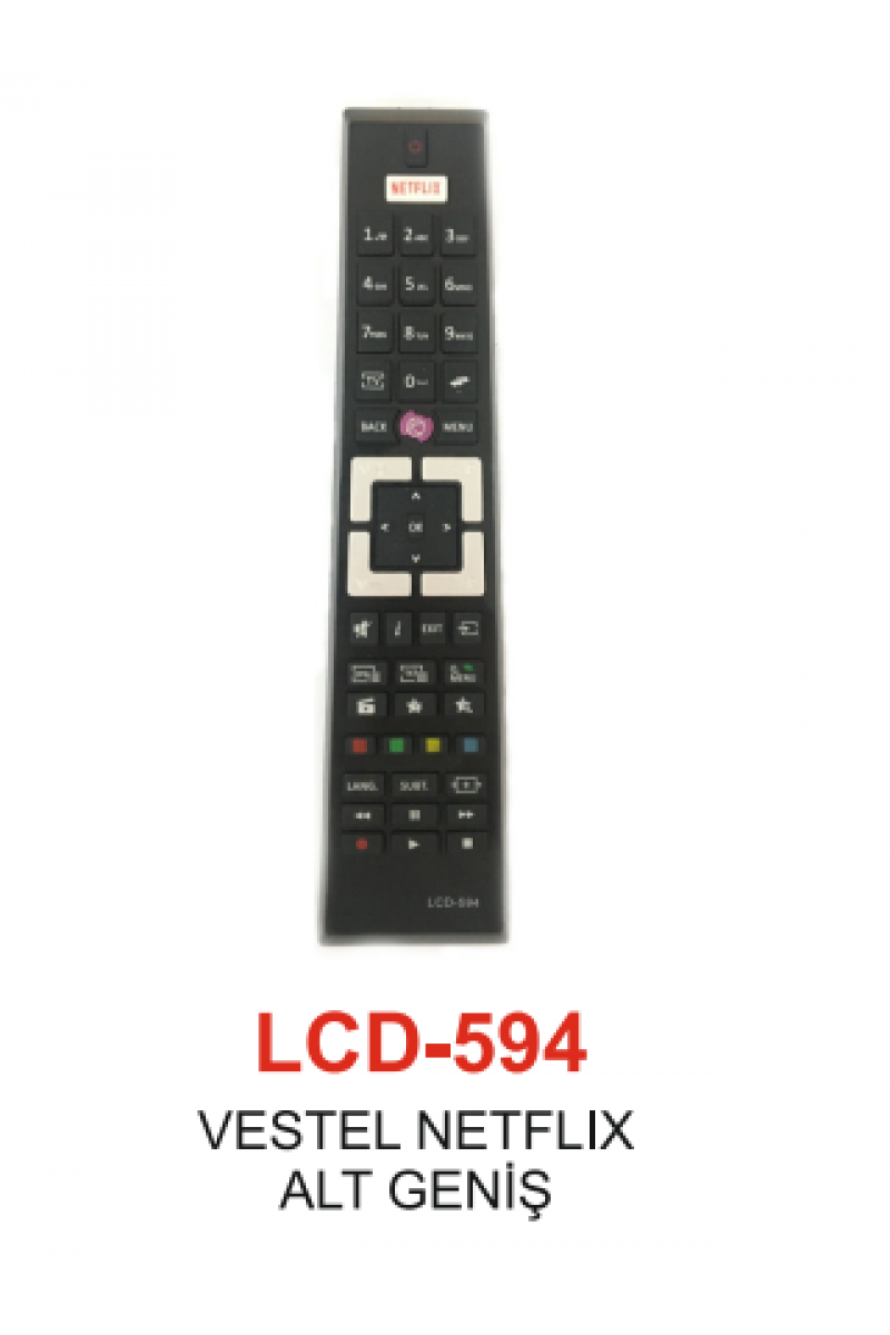 Vestel Netflix Tv Kumandası  - LCD 594 (125125)