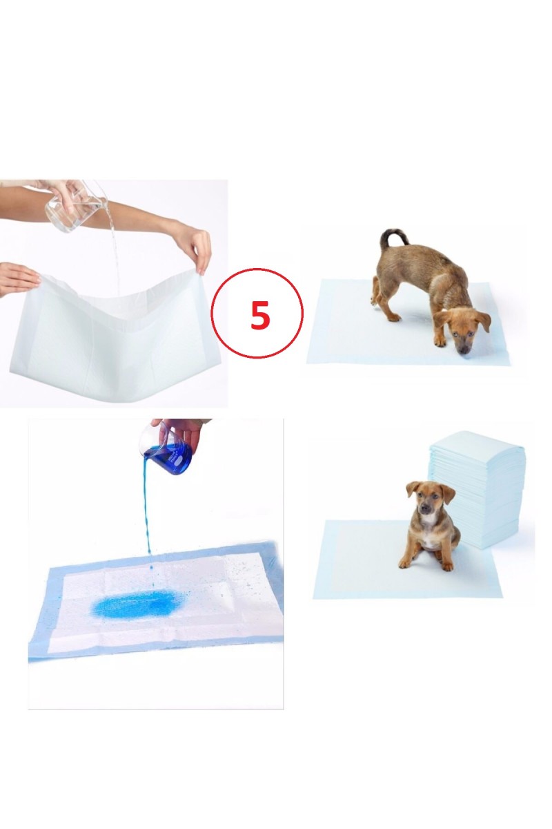 Yıkanabilir Köpek Çiş Pedi - 90 X 60 Cm 5li Paket (125125)